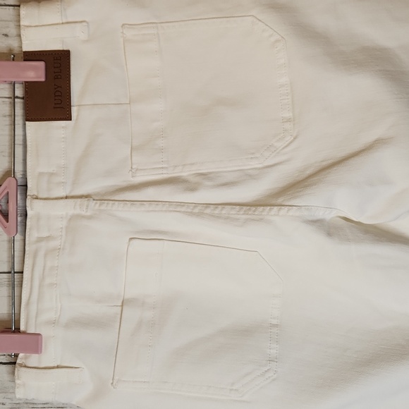 Judy Blue Women's Cream Baggy Chinos 7/28 - Picture 7 of 9